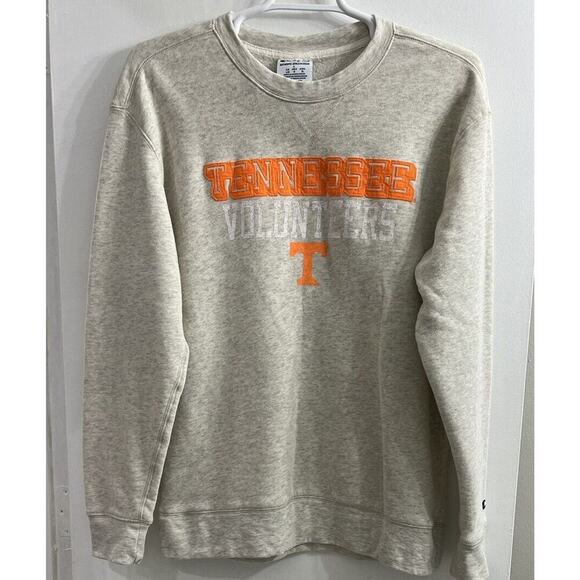 Tennessee Volunteers Shirt‎ Mens L Gray Sweatshirt Pullover Champion - Picture 2 of 9